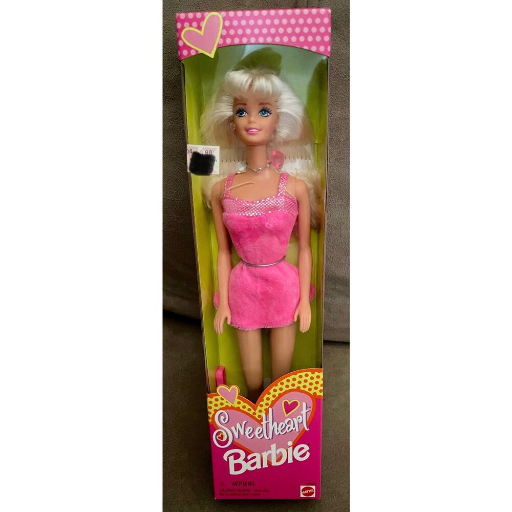 Vintage 1997 Sweetheart Barbie Doll, Mattel 18608 Mint New In Box